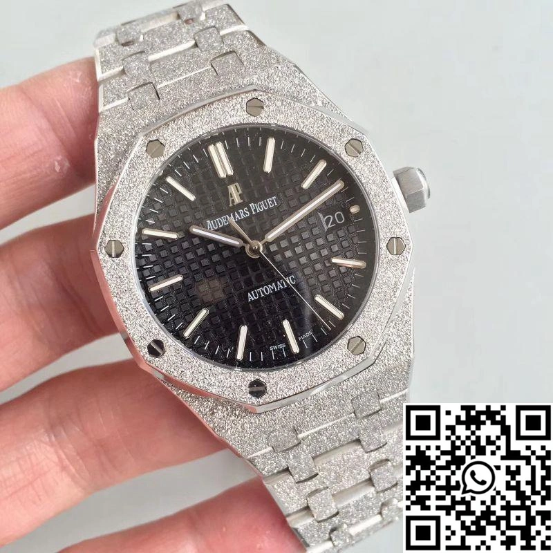 Audemars Piguet Royal Oak Frosted Gold 37MM 15454 OM Factory Black Dial