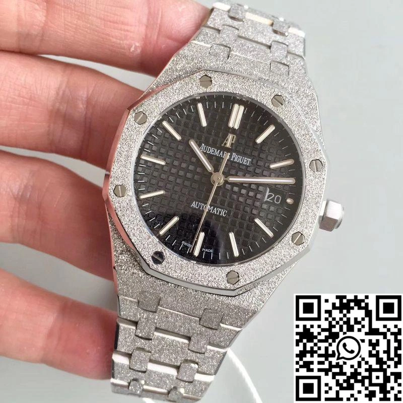 Audemars Piguet Royal Oak Frosted Gold 37MM 15454 OM Factory Black Dial