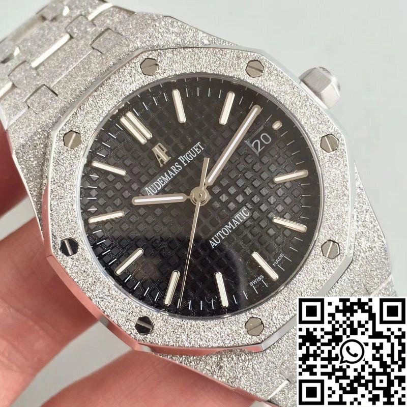Audemars Piguet Royal Oak Frosted Gold 37MM 15454 OM Factory Black Dial