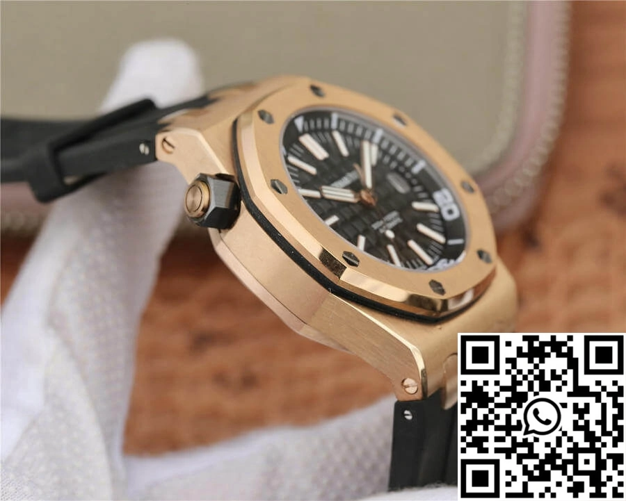 Audemars Piguet Royal Oak Offshore 15710 JF Factory V8 Rose Gold Black Dial