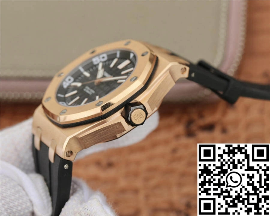 Audemars Piguet Royal Oak Offshore 15710 JF Factory V8 Rose Gold Black Dial