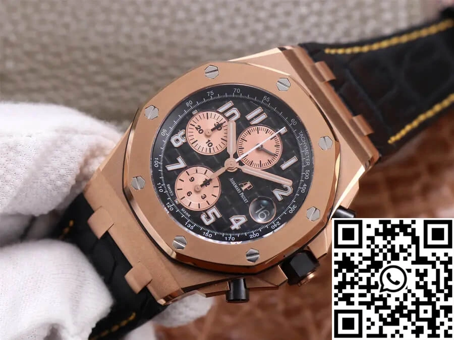 Audemars Piguet Royal Oak Offshore 26470OR JF Factory Rose Gold Black Dial