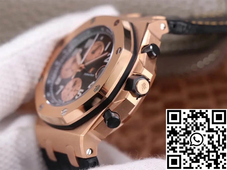 Audemars Piguet Royal Oak Offshore 26470OR JF Factory Rose Gold Black Dial