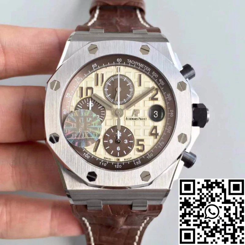 Audemars Piguet Royal Oak Offshore 26470ST.OO.A801CR.01 JF Factory V2 Beige Dial