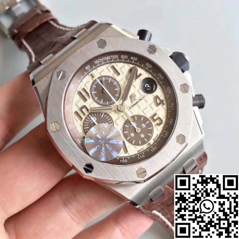 Audemars Piguet Royal Oak Offshore 26470ST.OO.A801CR.01 JF Factory V2 Beige Dial