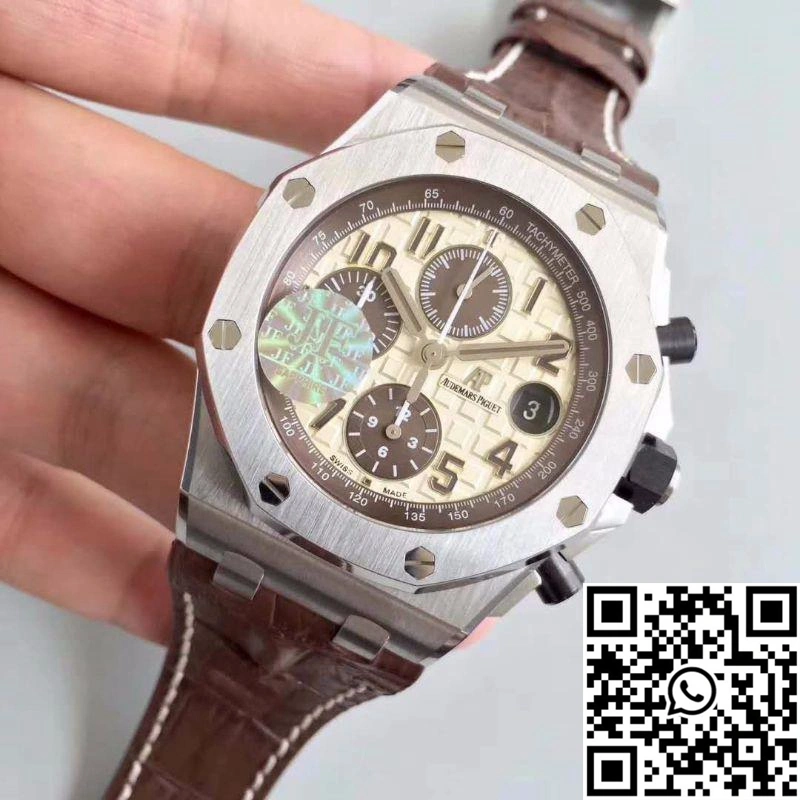 Audemars Piguet Royal Oak Offshore 26470ST.OO.A801CR.01 JF Factory V2 Beige Dial
