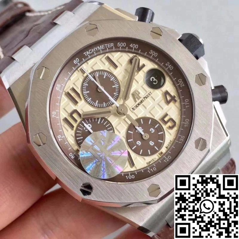 Audemars Piguet Royal Oak Offshore 26470ST.OO.A801CR.01 JF Factory V2 Beige Dial