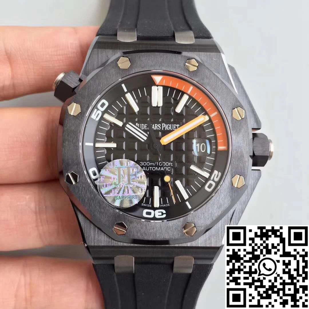 Audemars Piguet Royal Oak Offshore Diver 15707CE.OO.A002CA.01 JF Factory V5 Black Dial