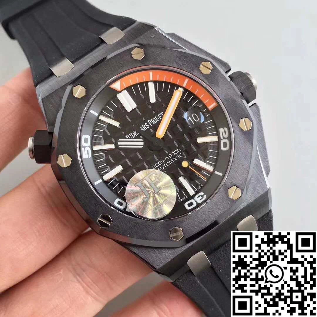 Audemars Piguet Royal Oak Offshore Diver 15707CE.OO.A002CA.01 JF Factory V5 Black Dial