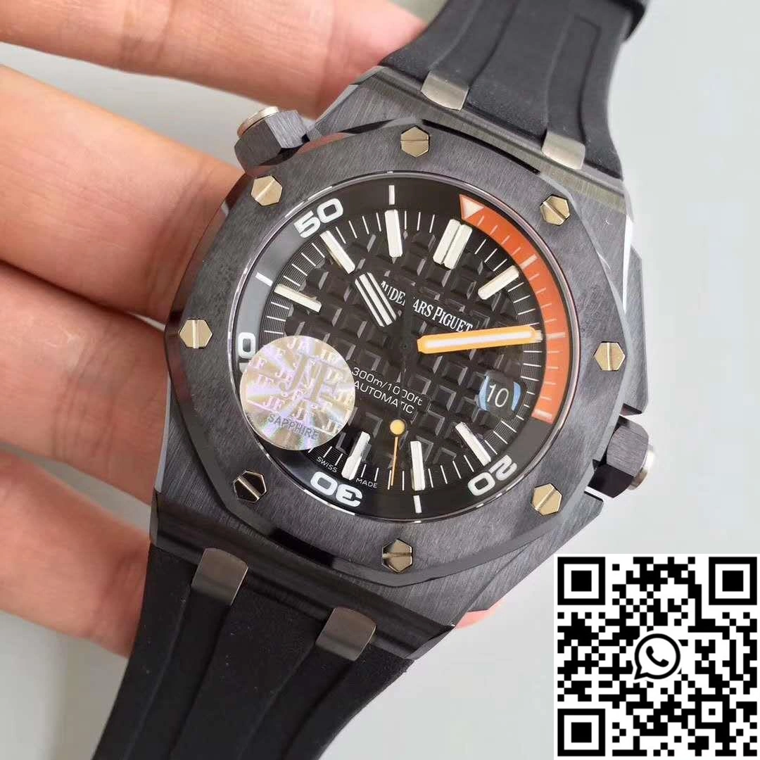Audemars Piguet Royal Oak Offshore Diver 15707CE.OO.A002CA.01 JF Factory V5 Black Dial
