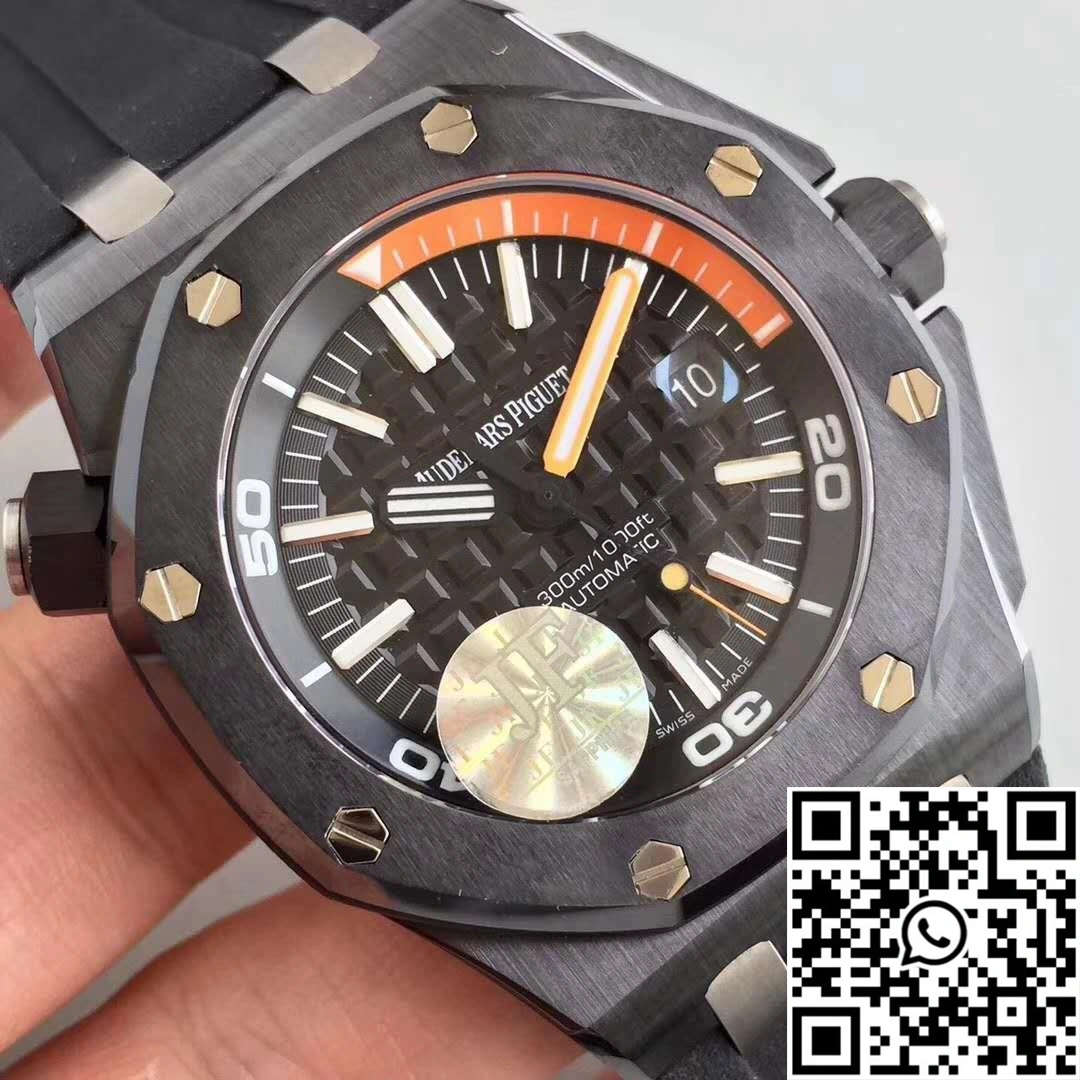 Audemars Piguet Royal Oak Offshore Diver 15707CE.OO.A002CA.01 JF Factory V5 Black Dial
