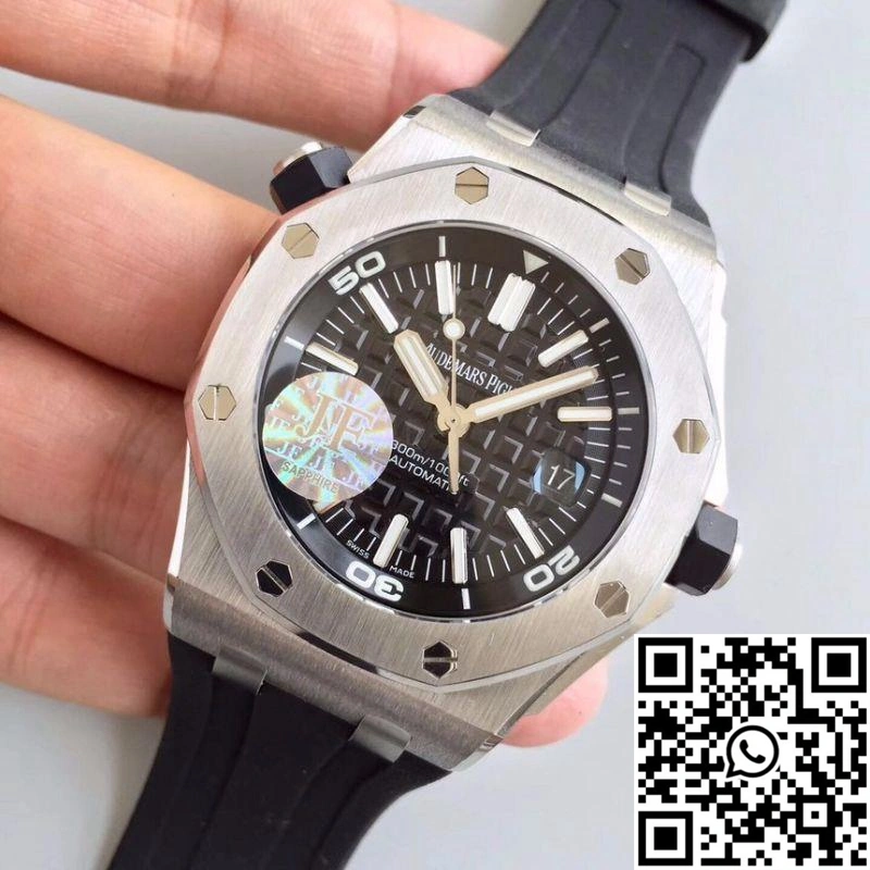 Audemars Piguet Royal Oak Offshore Diver 15710ST.OO.A002CA.01 JF Factory V10 Black Dial