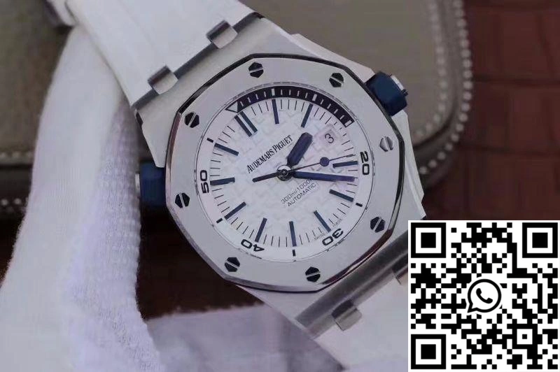Audemars Piguet Royal Oak Offshore Diver 15710ST.OO.A010CA.01 JF Factory White Dial