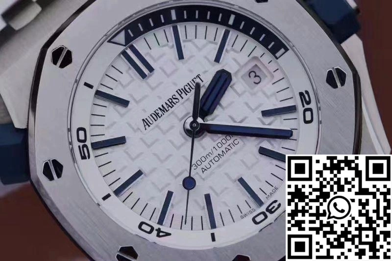 Audemars Piguet Royal Oak Offshore Diver 15710ST.OO.A010CA.01 JF Factory White Dial