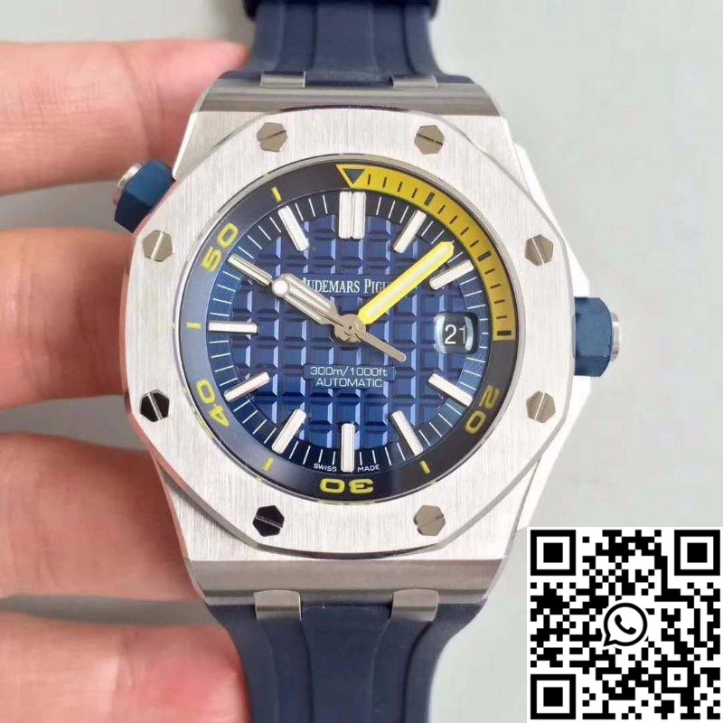 Audemars Piguet Royal Oak Offshore Diver 15710ST.OO.A027CA.01 JF Factory V8 Blue Dial