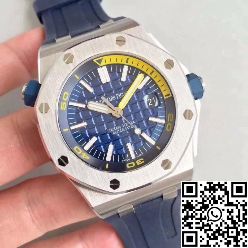 Audemars Piguet Royal Oak Offshore Diver 15710ST.OO.A027CA.01 JF Factory V8 Blue Dial