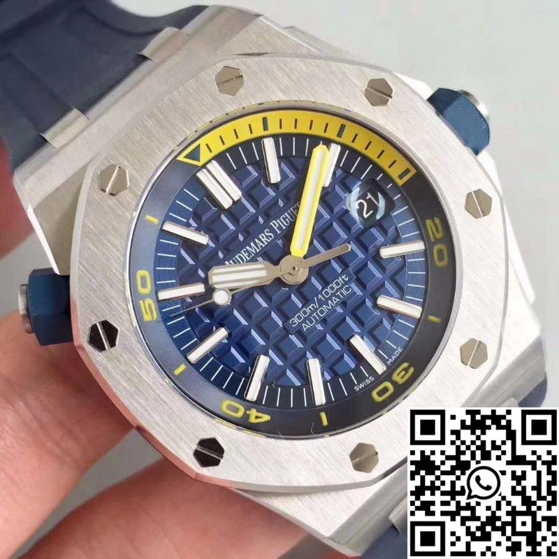 Audemars Piguet Royal Oak Offshore Diver 15710ST.OO.A027CA.01 JF Factory V8 Blue Dial