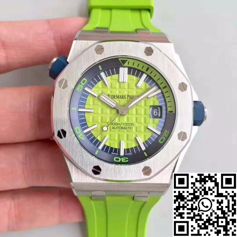 Audemars Piguet Royal Oak Offshore Diver 15710ST.OO.A038CA.01 JF Factory Green Dial