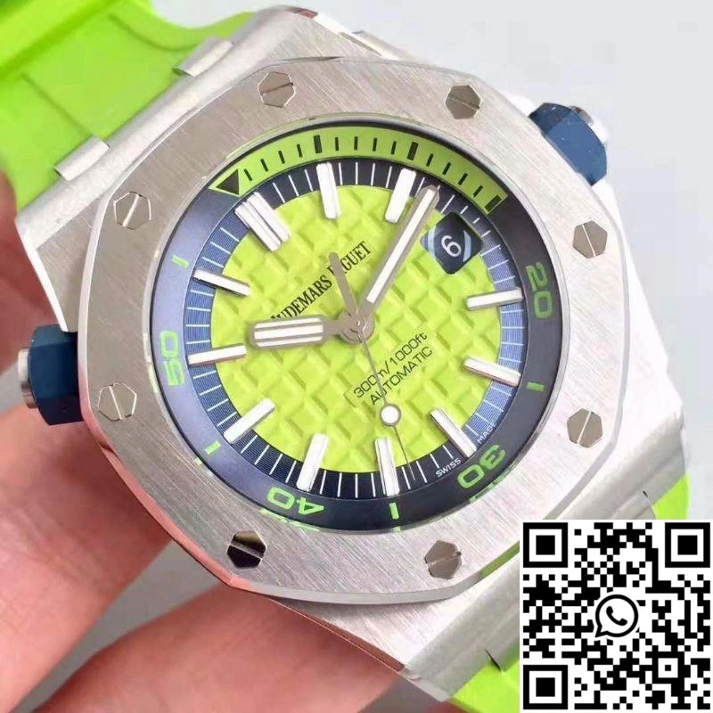 Audemars Piguet Royal Oak Offshore Diver 15710ST.OO.A038CA.01 JF Factory Green Dial