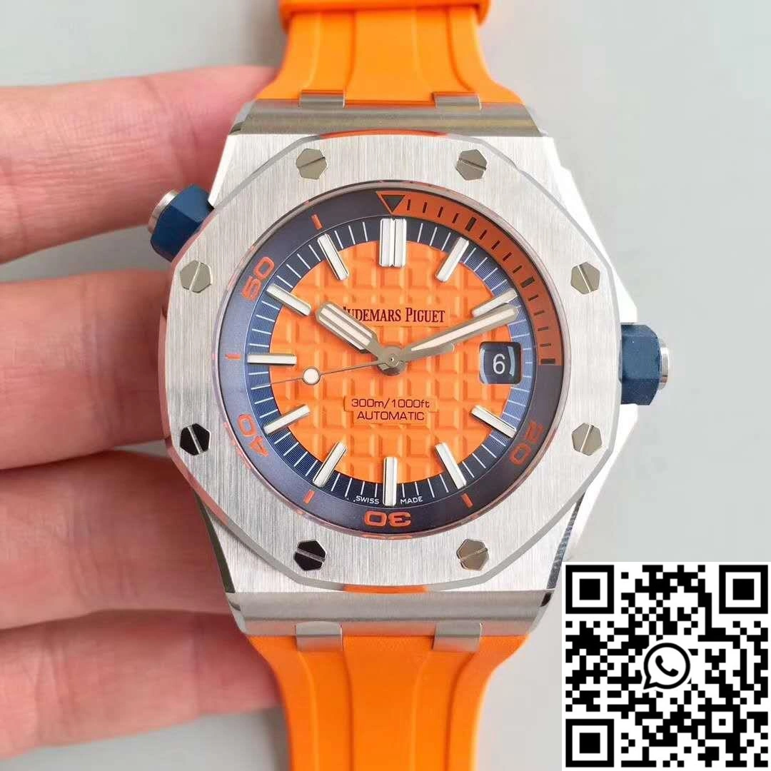 Audemars Piguet Royal Oak Offshore Diver 15710ST.OO.A070CA.01 JF Factory V3 Orange Dial