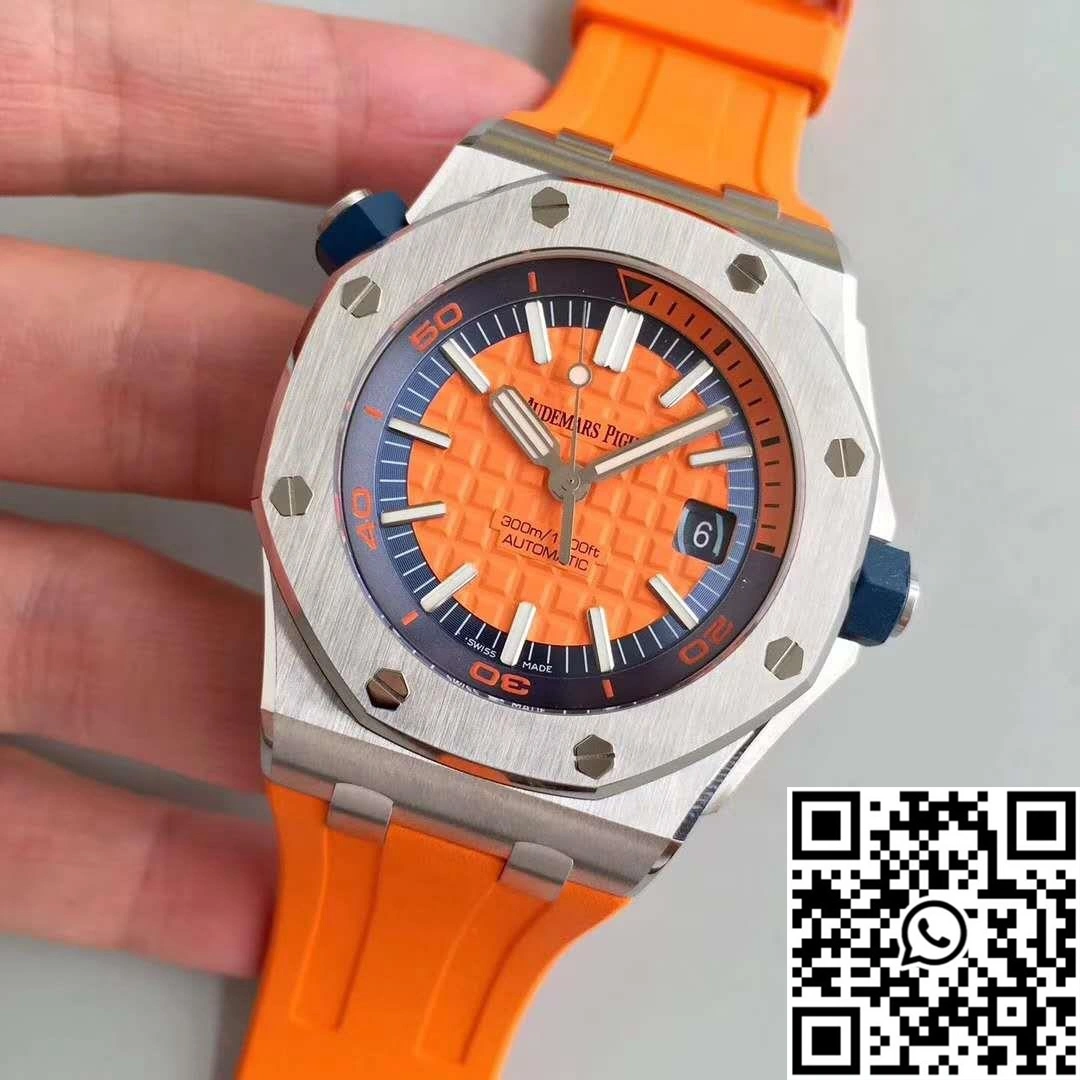 Audemars Piguet Royal Oak Offshore Diver 15710ST.OO.A070CA.01 JF Factory V3 Orange Dial