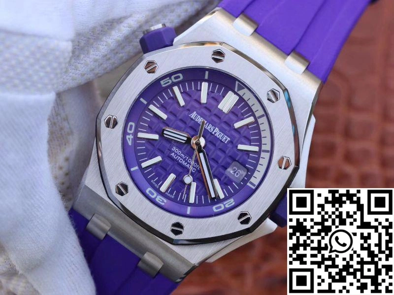 Audemars Piguet Royal Oak Offshore Diver 15710ST.OO.A077CA.01 Purple Dial