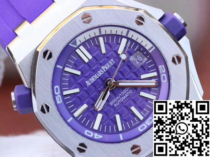 Audemars Piguet Royal Oak Offshore Diver 15710ST.OO.A077CA.01 Purple Dial