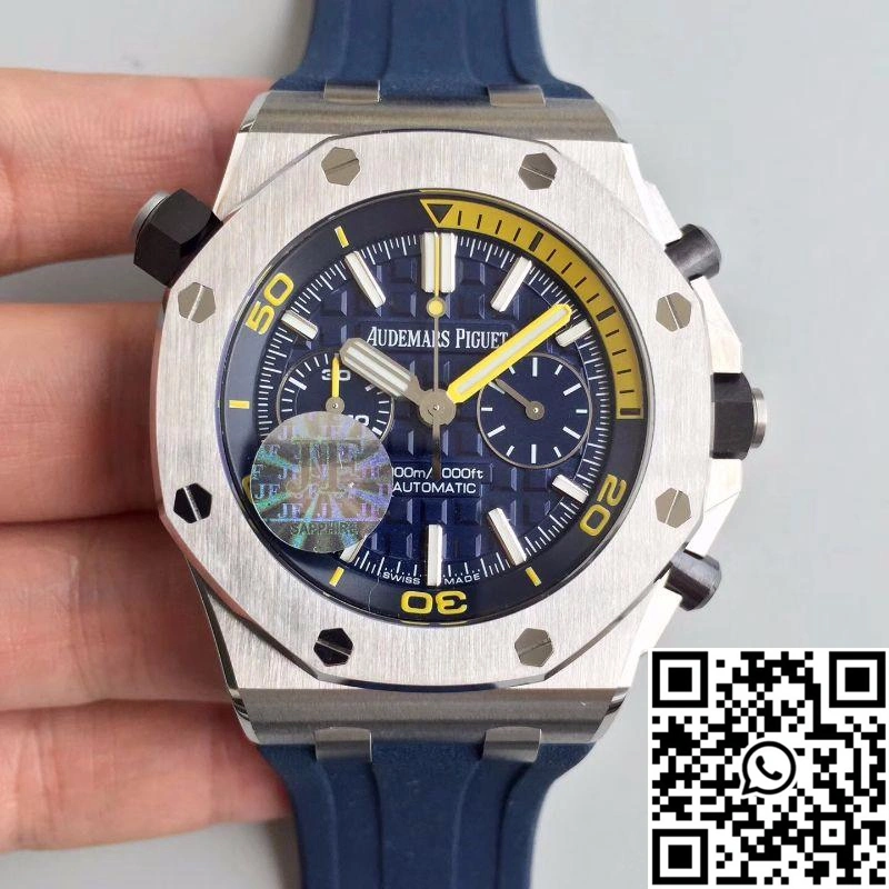 Audemars Piguet Royal Oak Offshore Diver Chronograph 26703ST.OO.A027CA.01 JF Factory Blue Dial