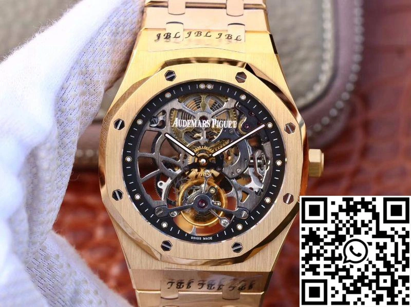 Audemars Piguet Royal Oak Offshore Diver Tourbillon 15407OR.OO.1220ST.01 JF Factory Skeleton Dial