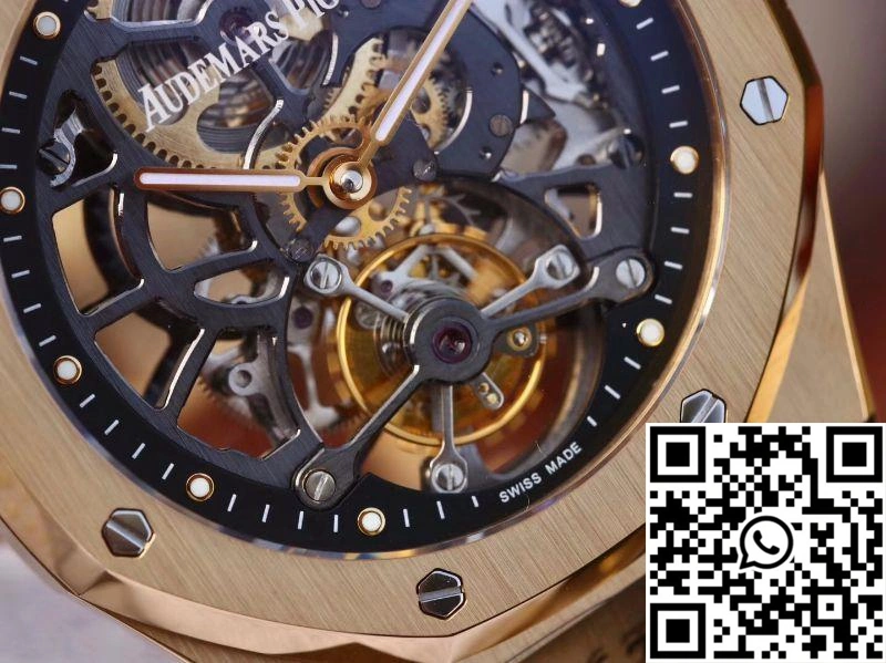 Audemars Piguet Royal Oak Offshore Diver Tourbillon 15407OR.OO.1220ST.01 JF Factory Skeleton Dial