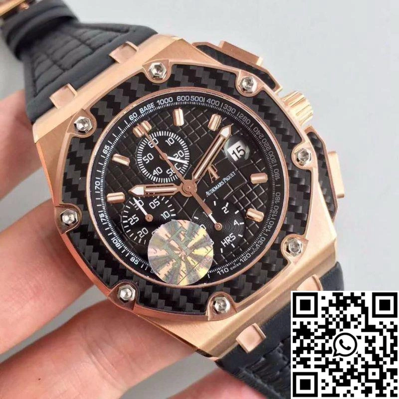 Audemars Piguet Royal Oak Offshore Juan Pablo Montoya 26030RO.00.D001IN.01 JF Factory V2 Black Dial