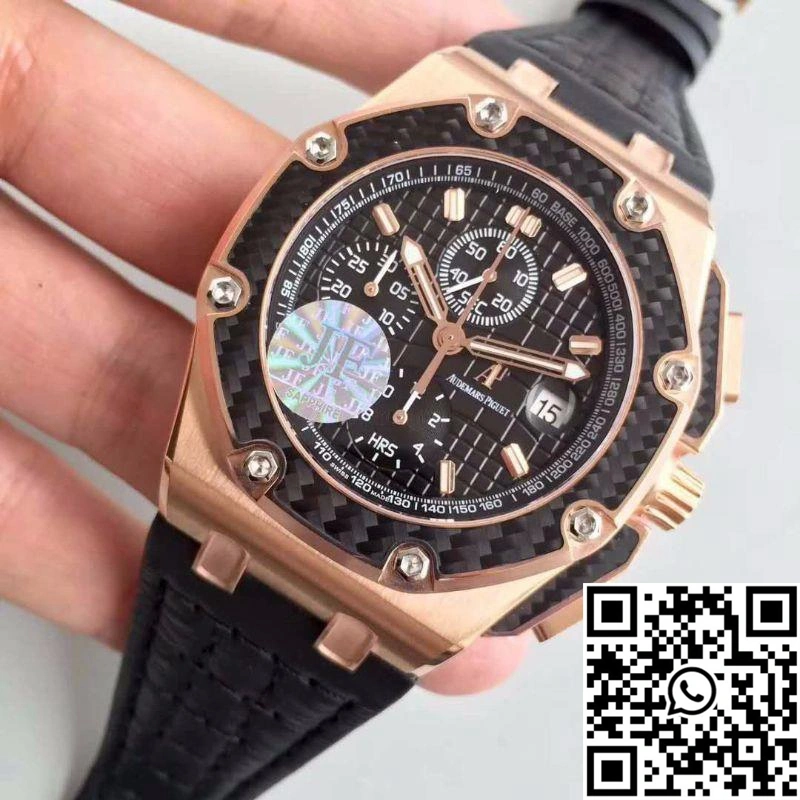 Audemars Piguet Royal Oak Offshore Juan Pablo Montoya 26030RO.00.D001IN.01 JF Factory V2 Black Dial