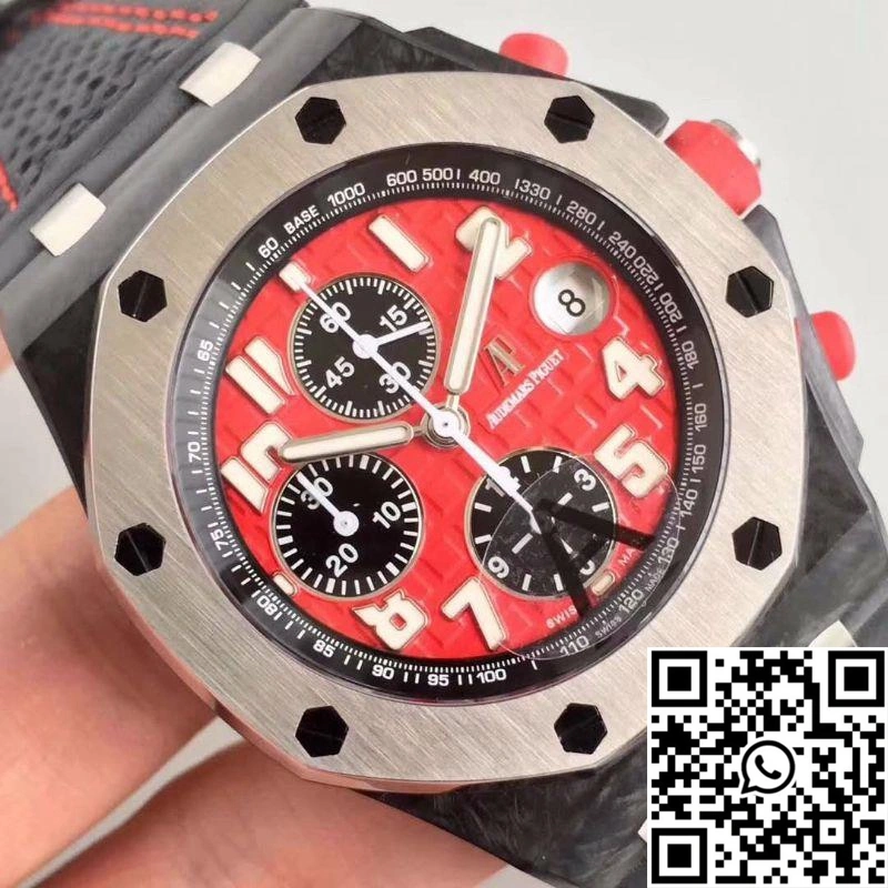 Audemars Piguet Royal Oak Offshore Singapore GP F1 26190OS.OO.D003CU.01 JF Factory Red Dial