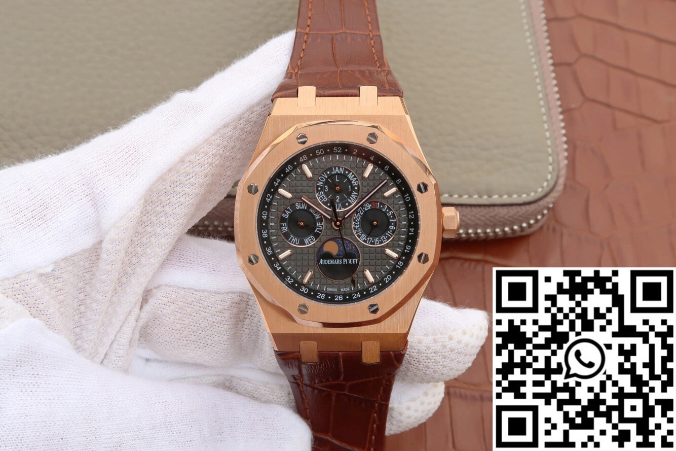 Audemars Piguet Royal Oak Perpetual Calendar 26574 JF Factory Rose Gold Grey Dial