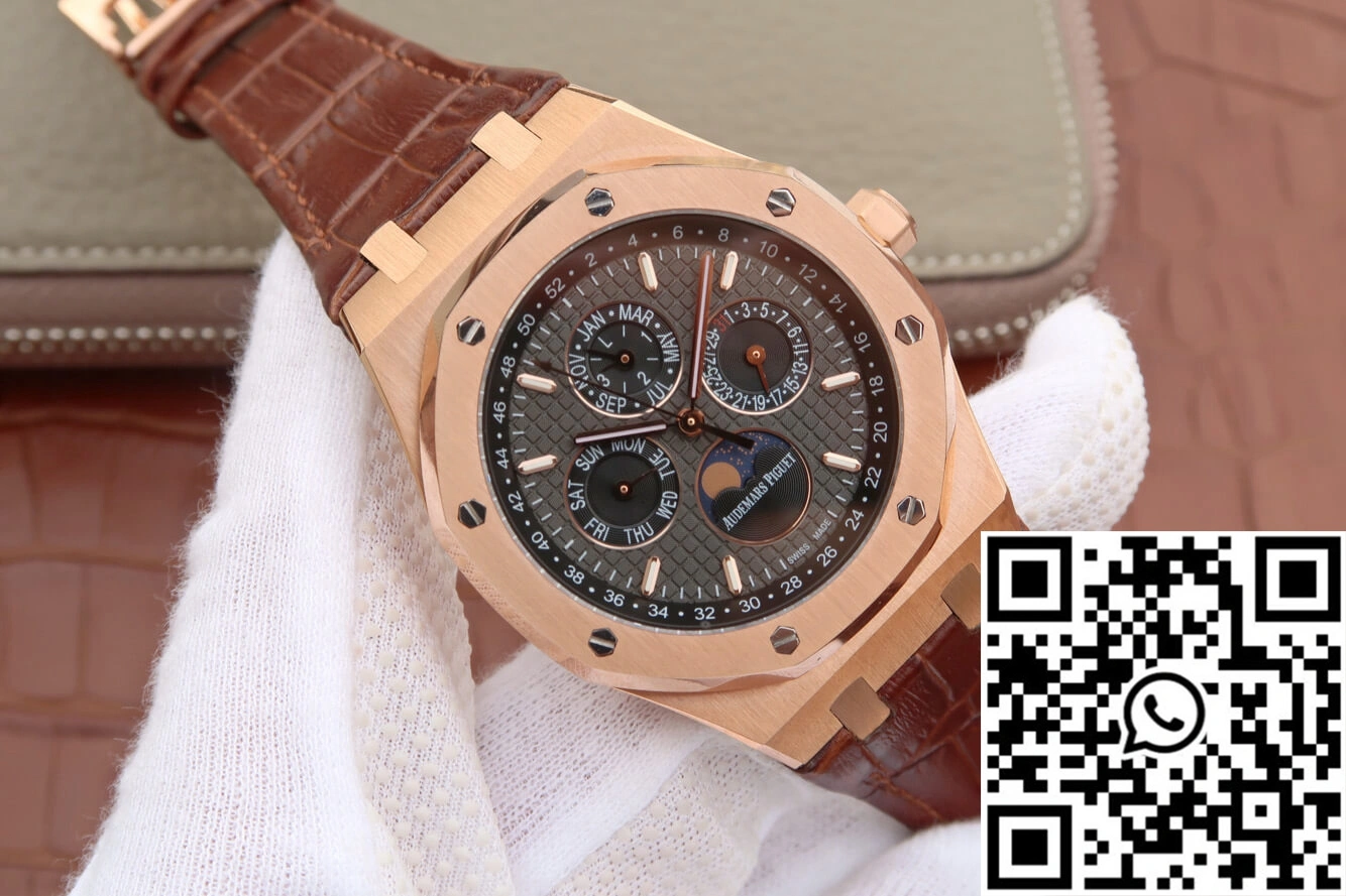 Audemars Piguet Royal Oak Perpetual Calendar 26574 JF Factory Rose Gold Grey Dial