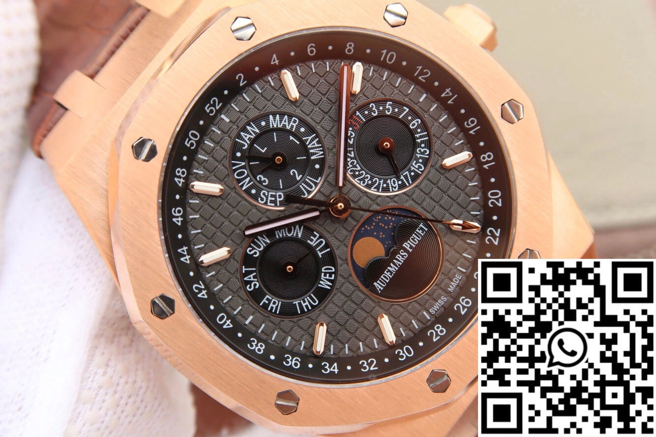 Audemars Piguet Royal Oak Perpetual Calendar 26574 JF Factory Rose Gold Grey Dial