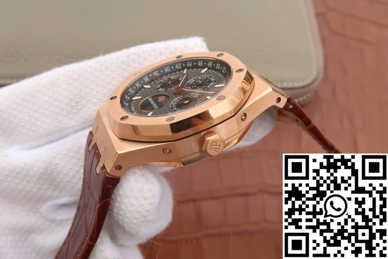 Audemars Piguet Royal Oak Perpetual Calendar 26574 JF Factory Rose Gold Grey Dial