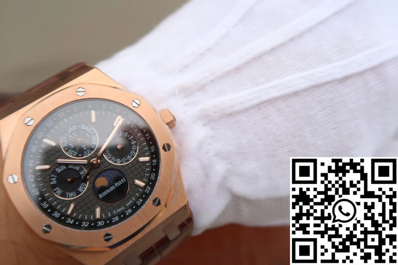 Audemars Piguet Royal Oak Perpetual Calendar 26574 JF Factory Rose Gold Grey Dial
