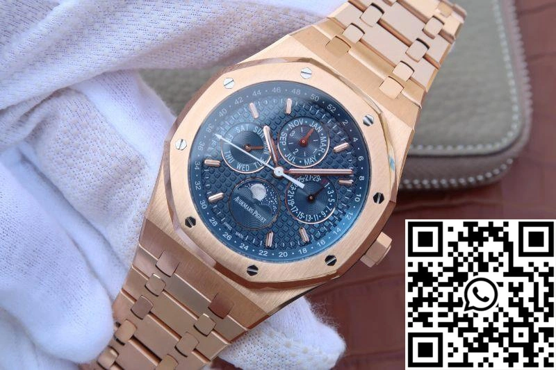 Audemars Piguet Royal Oak Perpetual Calendar 26574OR.OO.1220OR.02 JF Factory Blue Dial