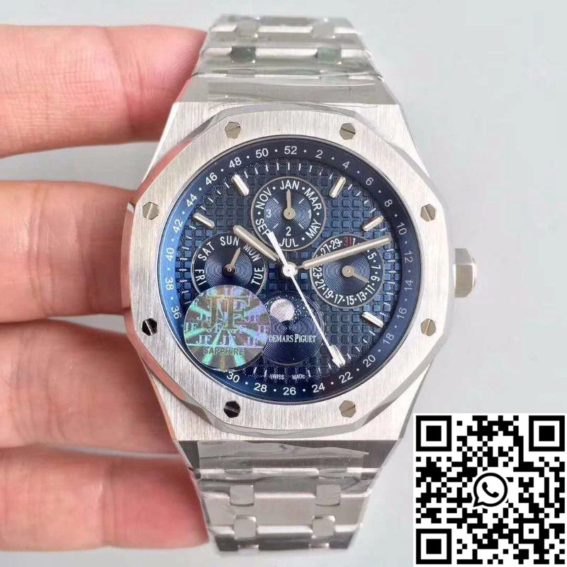 Audemars Piguet Royal Oak Perpetual Calendar 26574ST.OO.1220ST.02 JF Factory Blue Dial
