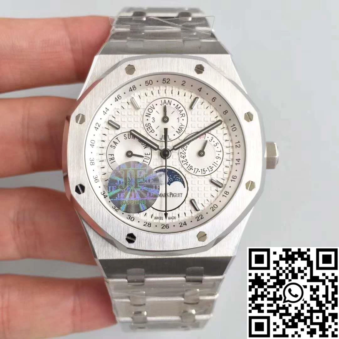 Audemars Piguet Royal Oak Perpetual Calendar 41MM 26574ST.OO.1220ST.01 JF Factory Silver Dial