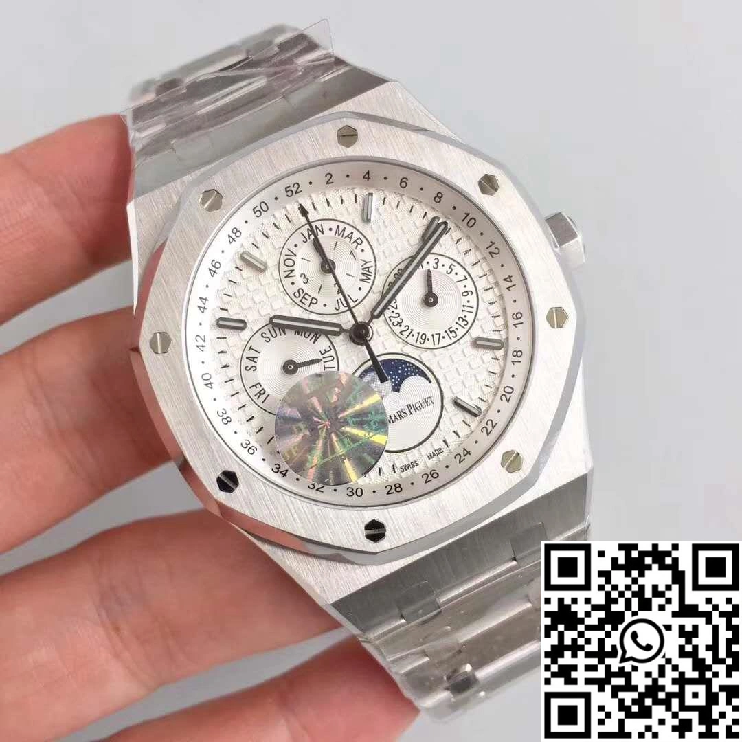 Audemars Piguet Royal Oak Perpetual Calendar 41MM 26574ST.OO.1220ST.01 JF Factory Silver Dial