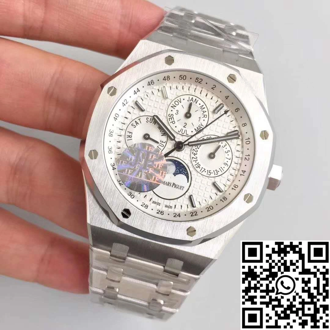 Audemars Piguet Royal Oak Perpetual Calendar 41MM 26574ST.OO.1220ST.01 JF Factory Silver Dial
