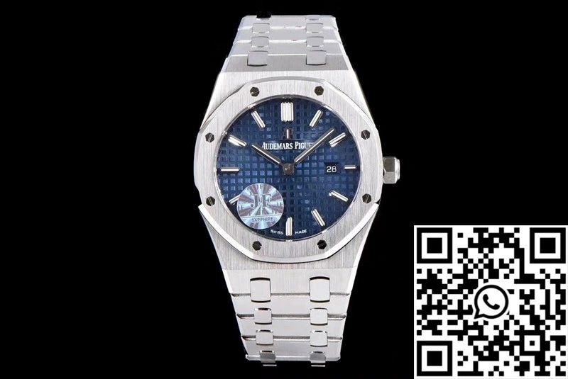 Audemars Piguet Royal Oak Quartz 67650ST.OO.1261ST.01 JF Factory Blue Dial
