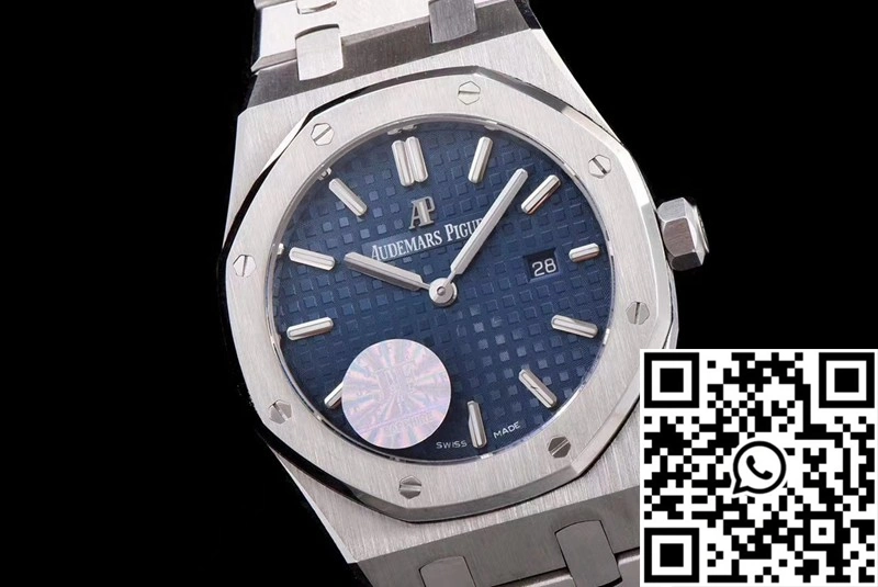Audemars Piguet Royal Oak Quartz 67650ST.OO.1261ST.01 JF Factory Blue Dial