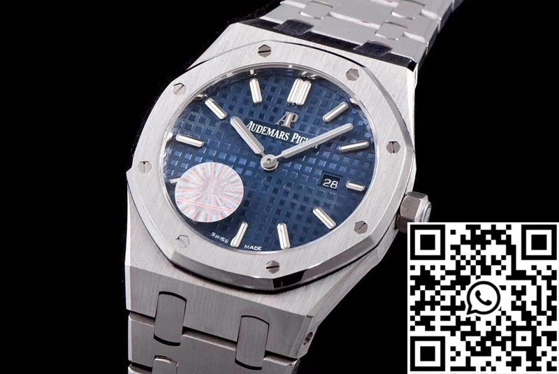 Audemars Piguet Royal Oak Quartz 67650ST.OO.1261ST.01 JF Factory Blue Dial