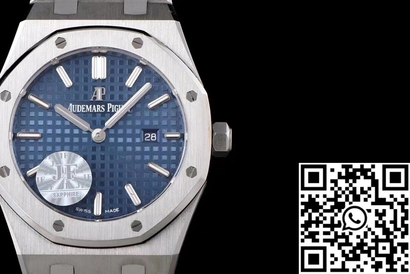 Audemars Piguet Royal Oak Quartz 67650ST.OO.1261ST.01 JF Factory Blue Dial