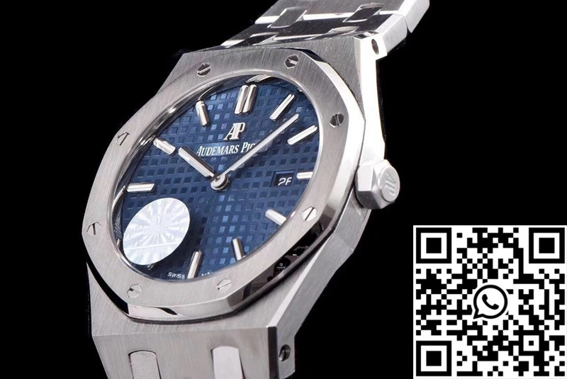 Audemars Piguet Royal Oak Quartz 67650ST.OO.1261ST.01 JF Factory Blue Dial