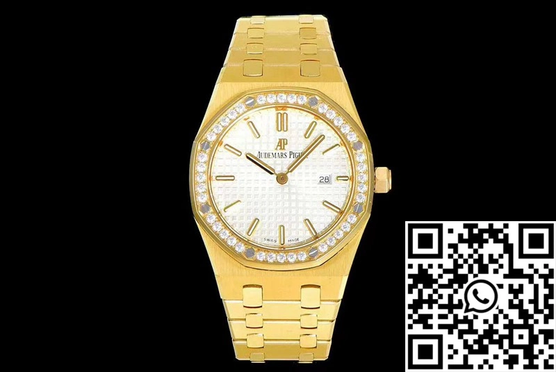Audemars Piguet Royal Oak Quartz 67651BA.ZZ.1261BA.01 JF Factory Yellow Gold Diamond