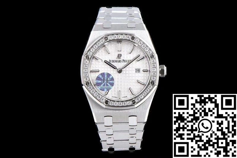Audemars Piguet Royal Oak Quartz 67651ST.ZZ.1261ST.01 JF Factory White Dial